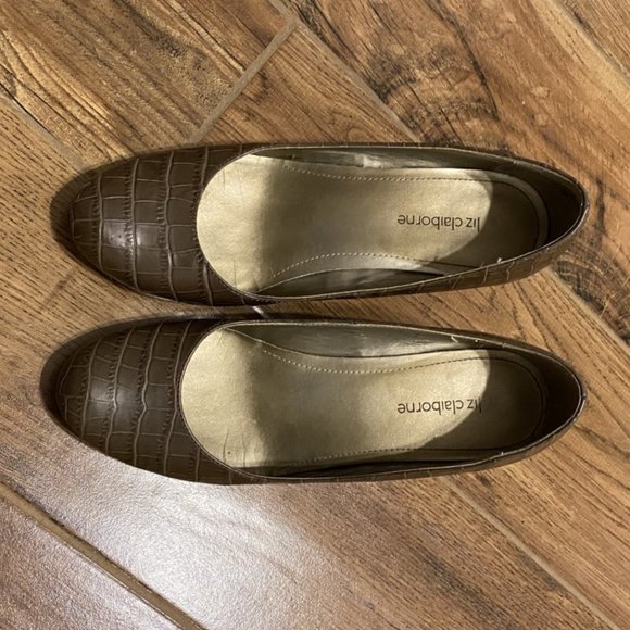 Brown Liz Claiborne Wedges - Picture 3 of 7